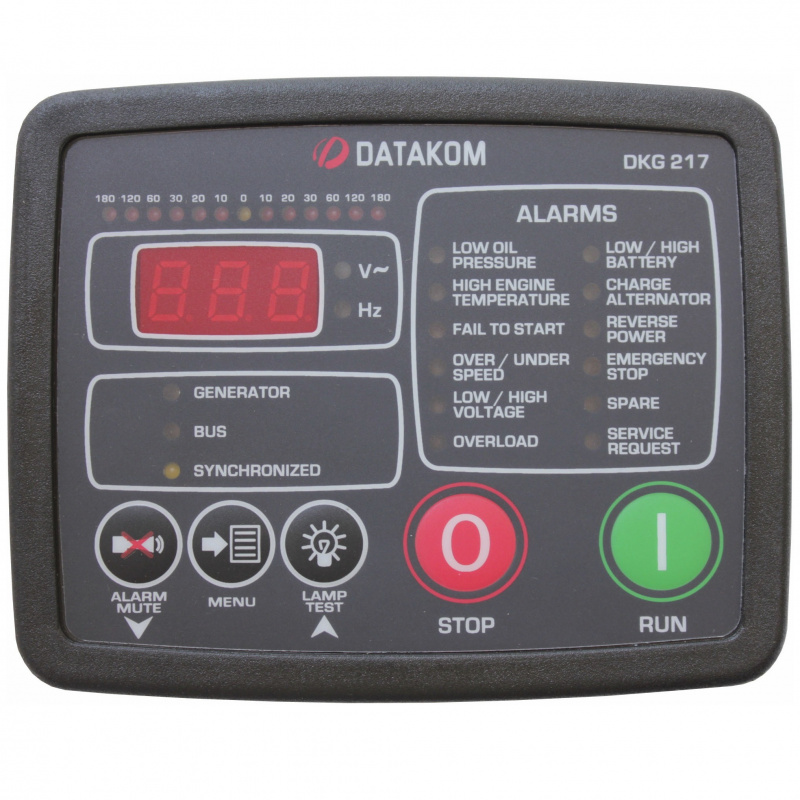 DATAKOM DKG-217 Manual start generator control panel with synchroscope