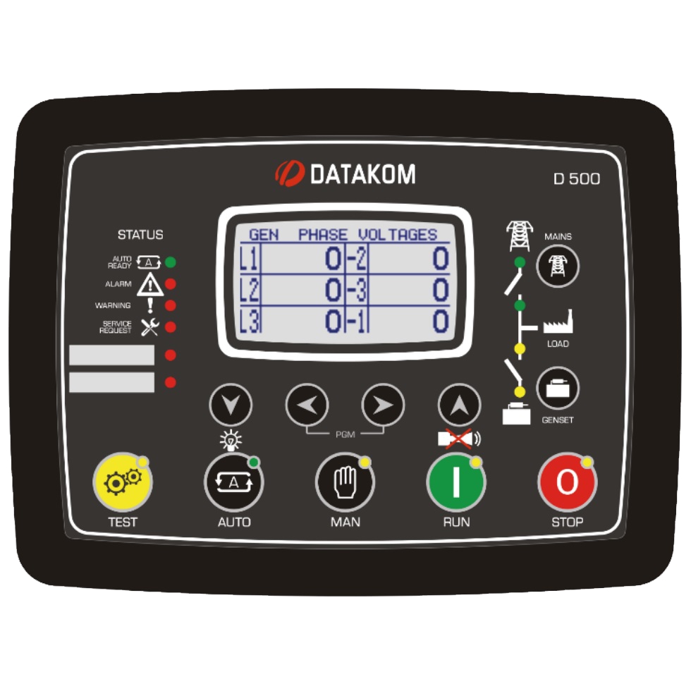 DATAKOM D-500-MK2 Multifunctional Generator Controller MPU + J1939