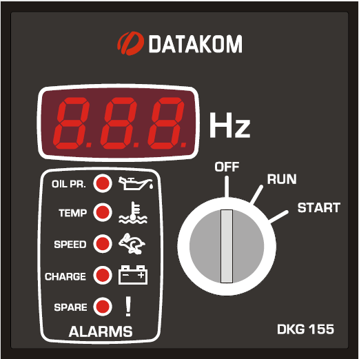 DATAKOM DKG-155 Manual start generator control panel