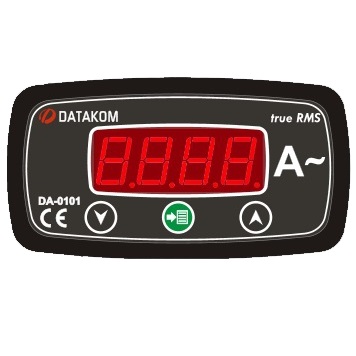 DATAKOM DA-0101 Ammeter panel, 1 phase, 96x48mm