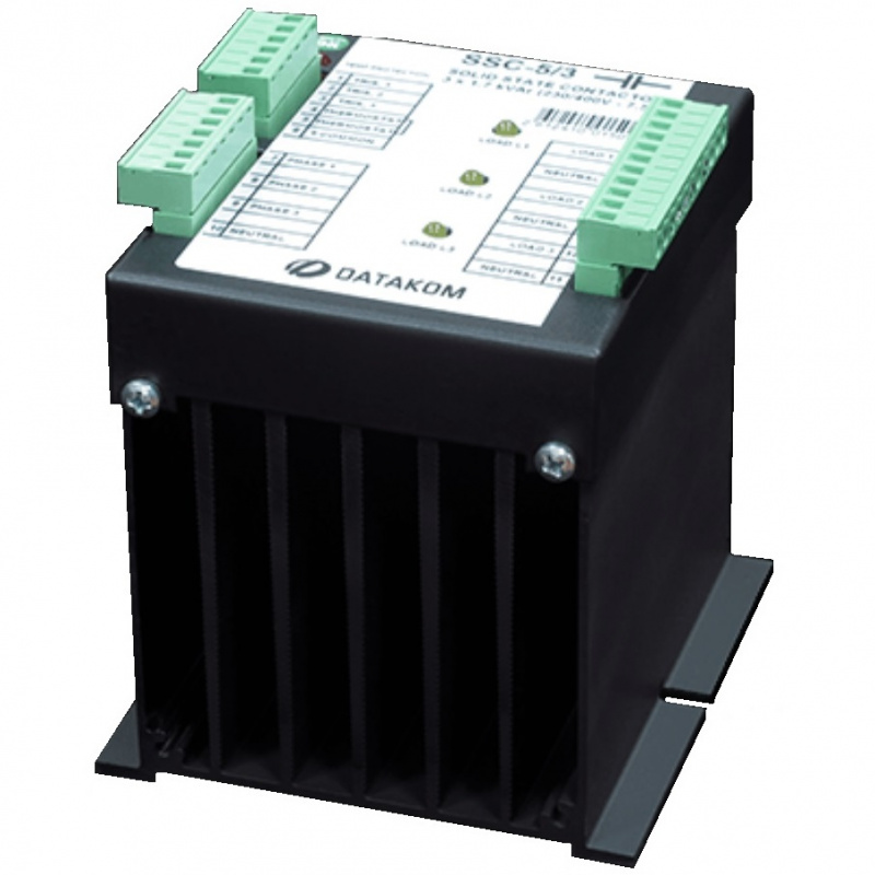 DATAKOM SSC-05 Solid State Contactor, 3 phase, 5kVAr