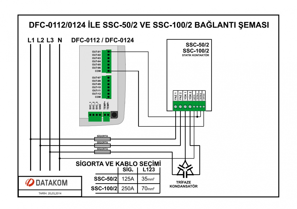 DATAKOM SSC-100 SSC-100 Solid State Contactor
