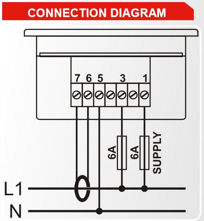 Datakom DM-0101 96x96 Single Phase Digital Multimeter