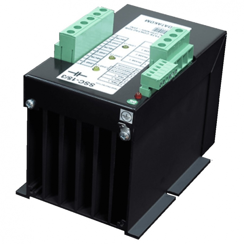 DATAKOM SSC-15 Solid State Contactor, 3 phase, 15kVAr, 3 drivers