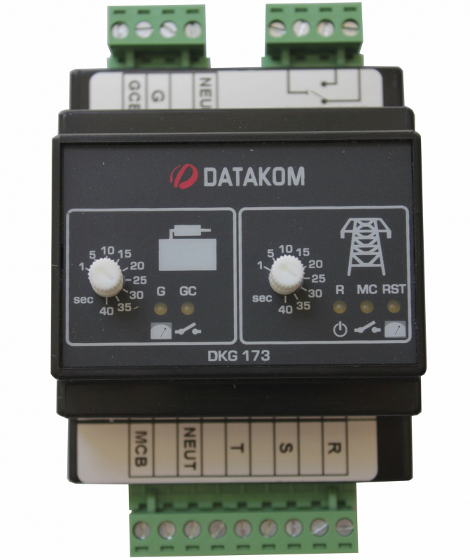 DATAKOM DKG-173 Generator/Mains Automatic transfer switch control panel (ATS)