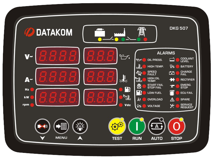 DATAKOM DKG-507 CAN Automatic Mains Failure generator controller with J1939