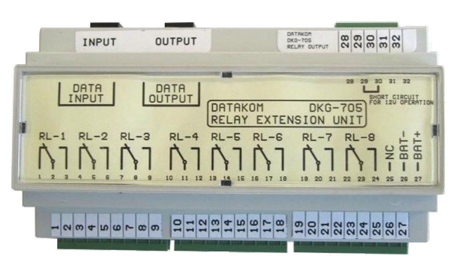 DATAKOM DKG-307/507/507J/527/309/543/547/707 Relay Extension Unit & cable