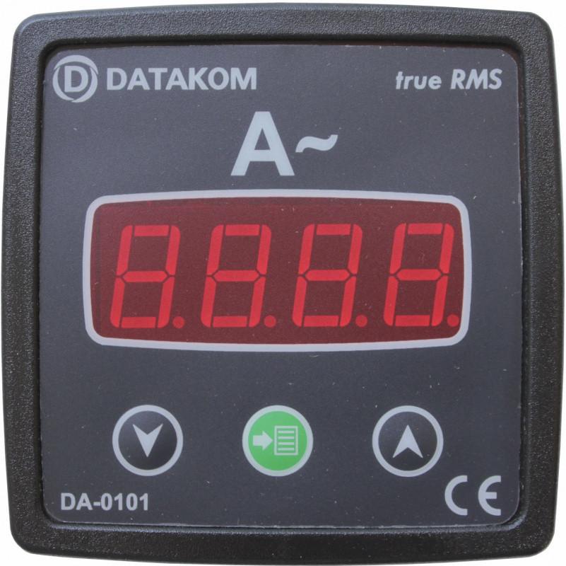 DATAKOM DA-0101 Ammeter panel, 1 phase, 72x72mm