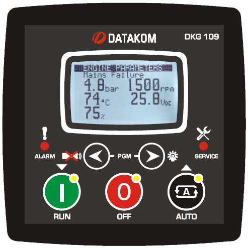 DATAKOM DKG-109-J AMF unit with J1939 Interface
