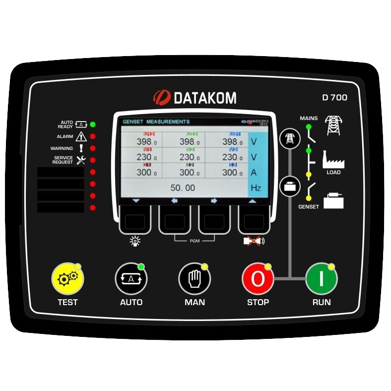 DATAKOM D-700-TFT-SYNC+GSM Generator Synchronizing Controller