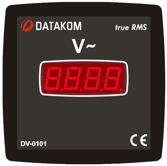 DATAKOM DV-0101 96x96 DIGITAL VOLTMETER