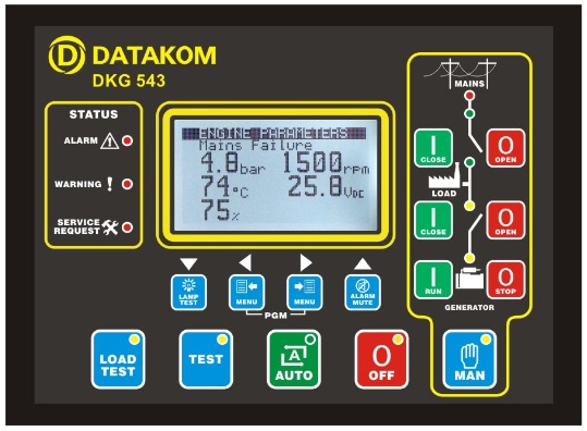DATAKOM DKG-543 Auto Mains Failure Controller (AMF)
