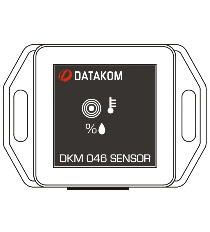 DATAKOM DKM-046 Temperature & Humidity Controller with display and relay outputs, DC power supply