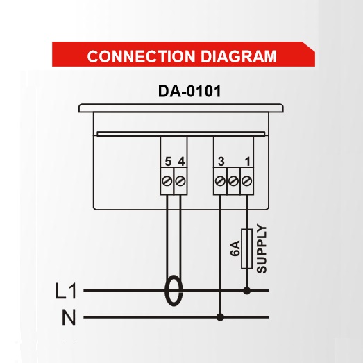 DATAKOM DA-0101 96x96 DIGITAL AMMETER