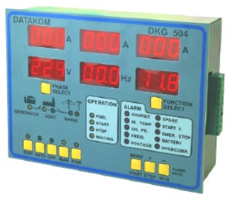 DATAKOM DKG-504 AMF controller with measurement panel