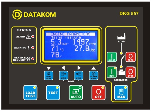 DATAKOM DKG-557 Manual and Remote Start Controller with J1939